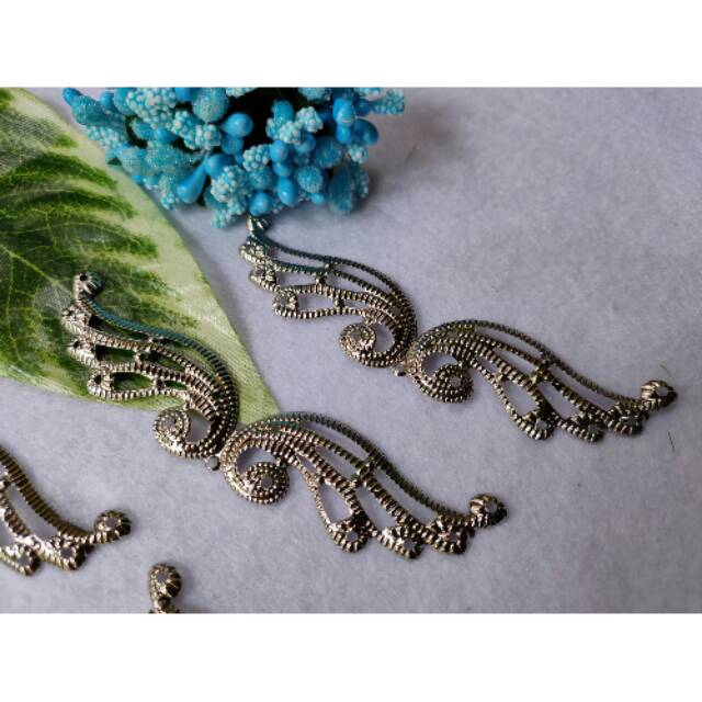 Lempeng Variasi bentuk sayap / Aksesoris nikel / bahan bros / diy craft / accecories aksesoris