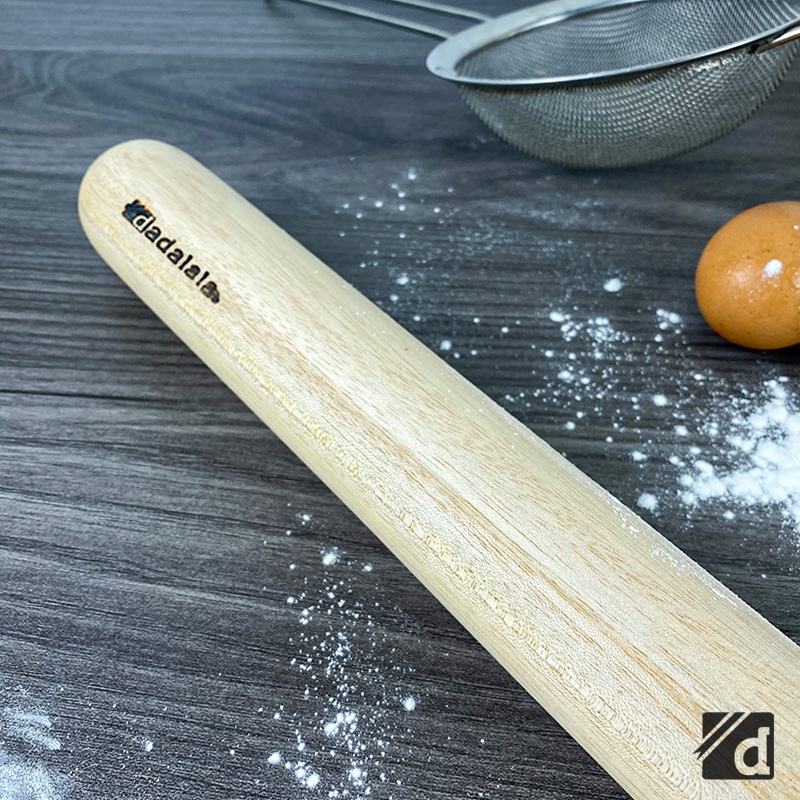 DADALALA Rolling Pin Kayu 50 Cm, Adonan Kue Bahan Kayu Model Stick