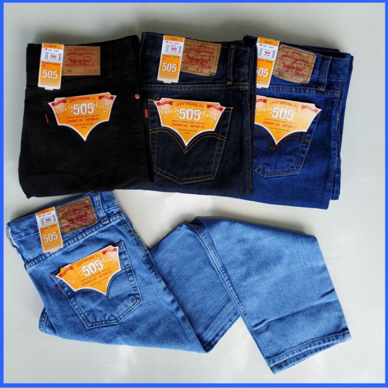 celana lea JEANS PRIA STANDAR REGULER jumbo ukuran 39 sampai 46