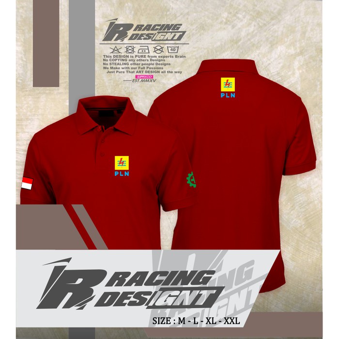 Poloshirt / Kaos Polo PLN Persero Terbaru Murah Distro  -rs