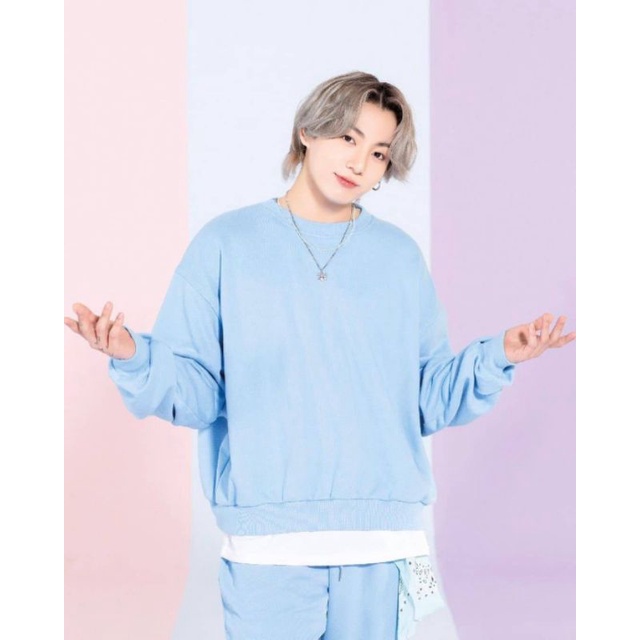 Hoodie BTS Jungkook BABY BLUE