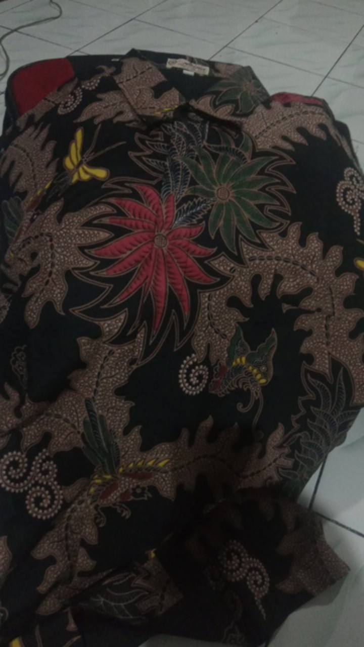 Baju Batik Pria Lengan Panjang Kemeja Batik Pria Terbaru Atasan Batik Baju Batik Premium Ads 063