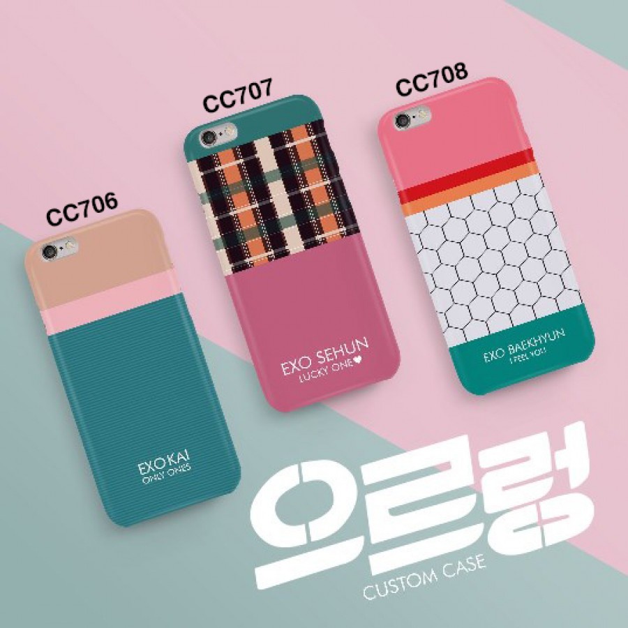 EXO Cartoon Custom Case - EXO Kartun Character Lucu Casing EXO-L Ilustrasi Merchandise - Bebas Pilih