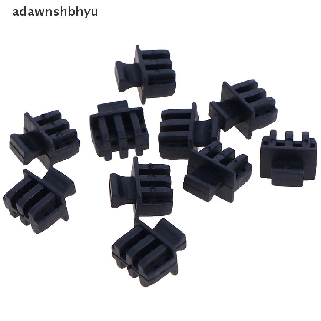 Adawnshbhyu 10pc Penutup Pelindung SFP Fiber Module Covers Dust Cap Cage Colokan Debu