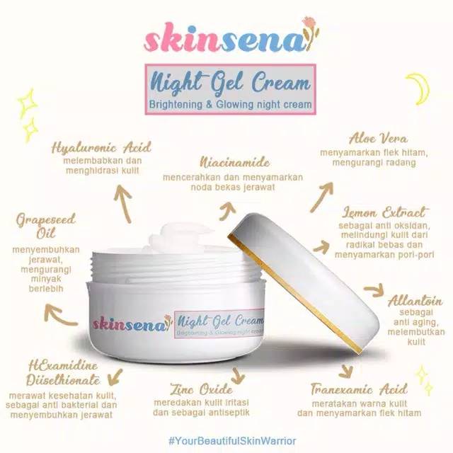 

NIGHT GELL CREAM SKINSENA (FREE GIFT)