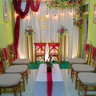  Dekorasi  lamaran backdrop engagement photobooth akad ultah  