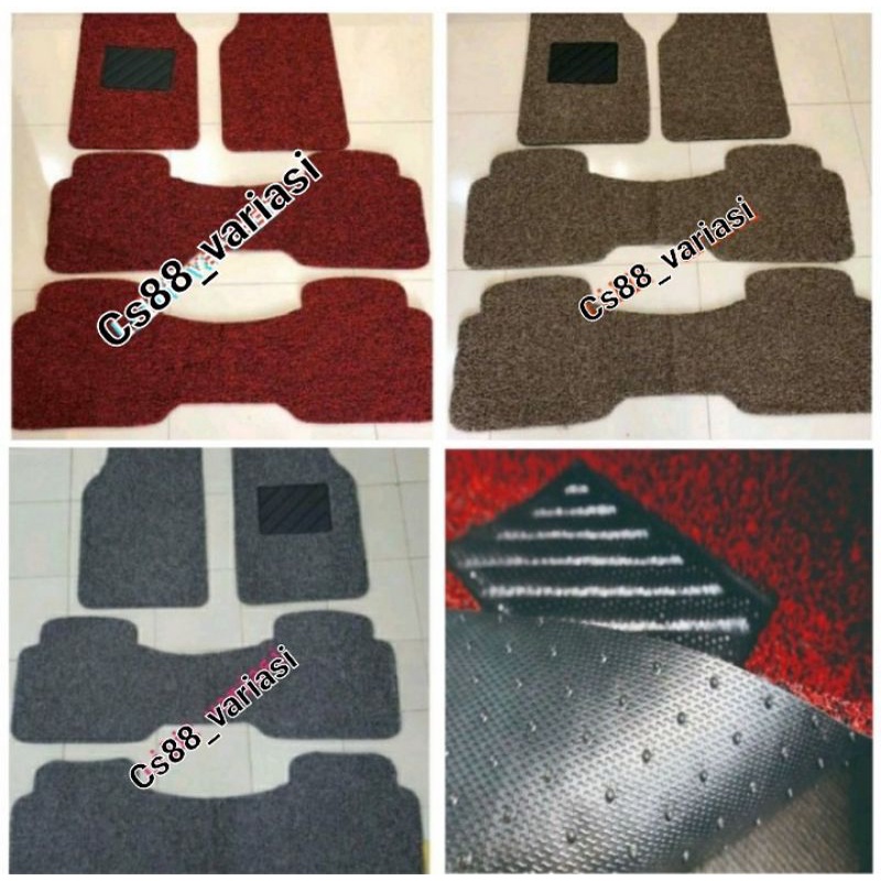 Karpet Set Model Mie 3 Baris For Mobil Toyota Avanza Xenia 2012-2015