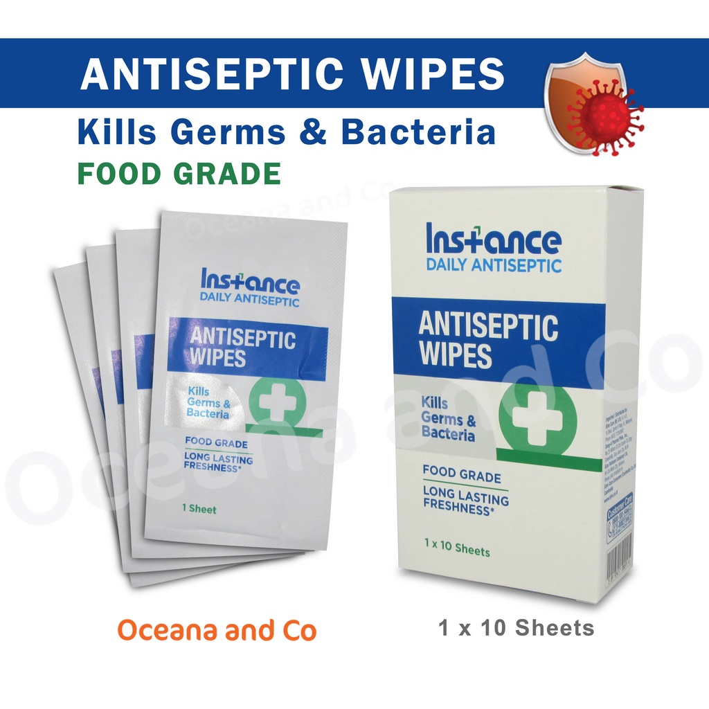 Instance Daily Antiseptic Wipes isi 10 sheets