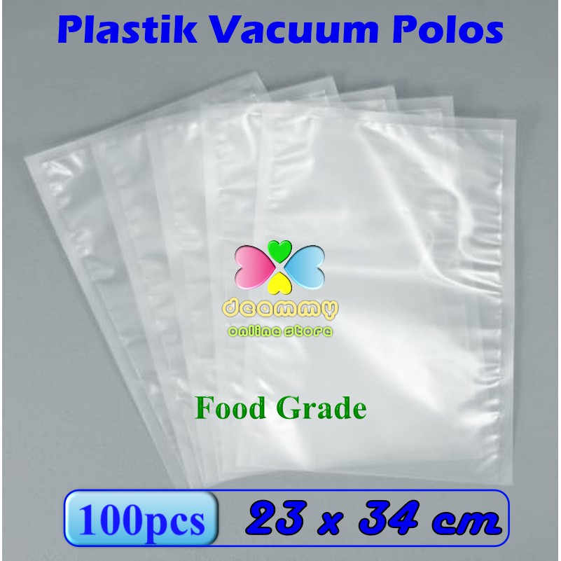 Jual 100pcs Plastik Vakum Bag 23 X 34 Cm Plastik Vacum Bag Sealer Plastic Vacuum Bag Nylon 7414