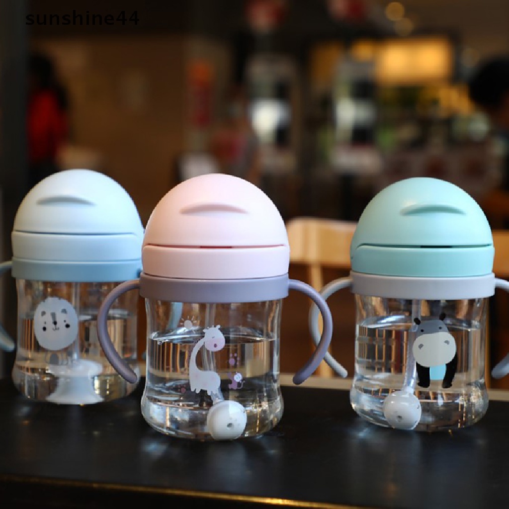 Sunshine Botol Minum Sippy Cup 250ML Bahan Silikon Untuk Bayi / Anak