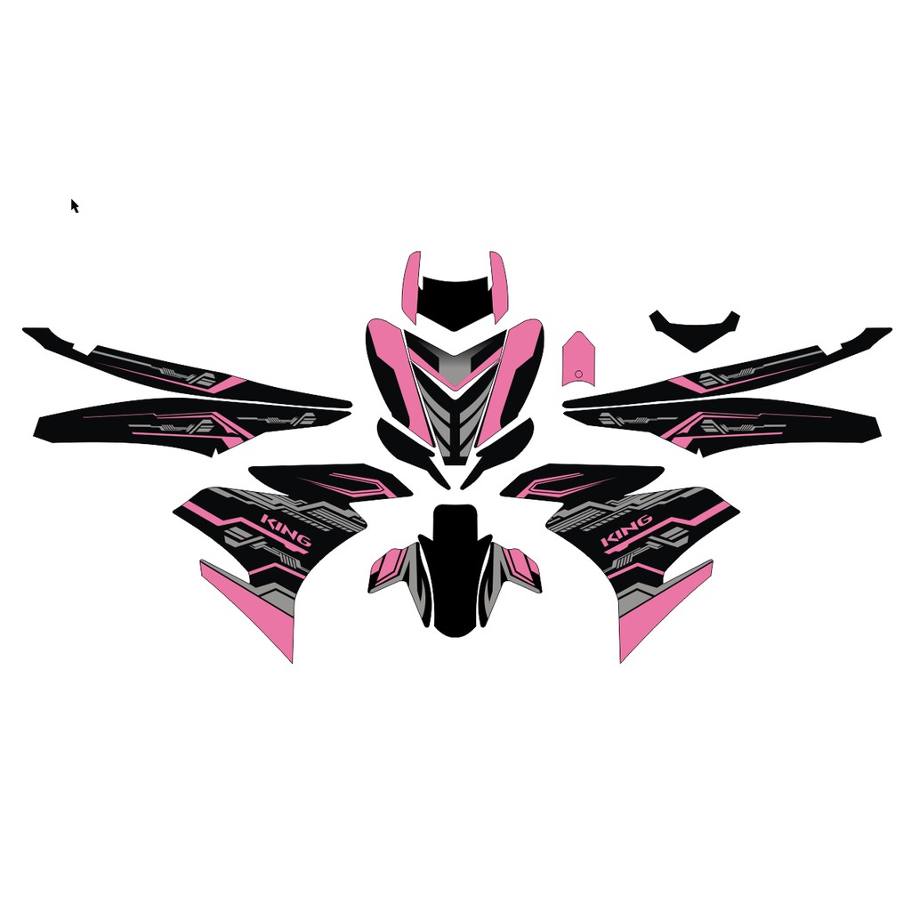 STIKER DECAL STICKER FULL BODY VARIASI Jupiter MX MX King MX 135 (6)