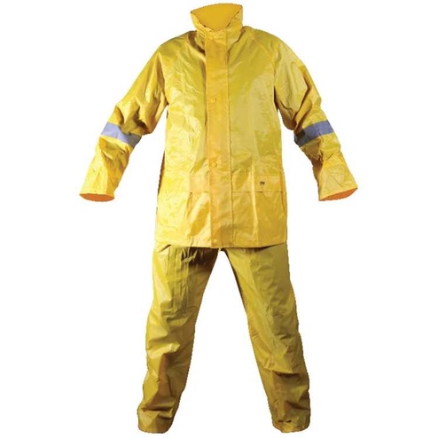 KRISBOW RAINSUIT PVC (L) YELLOW SRRS14 10051755