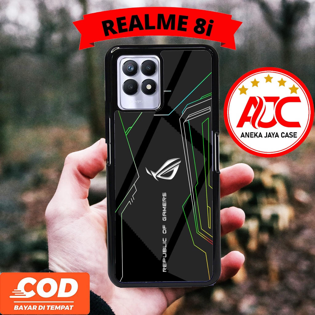 Case REALME 8i Casing REALME 8i Motif ROG Aneka case Casing aero Sofcase Case hp Casing hp Case anim