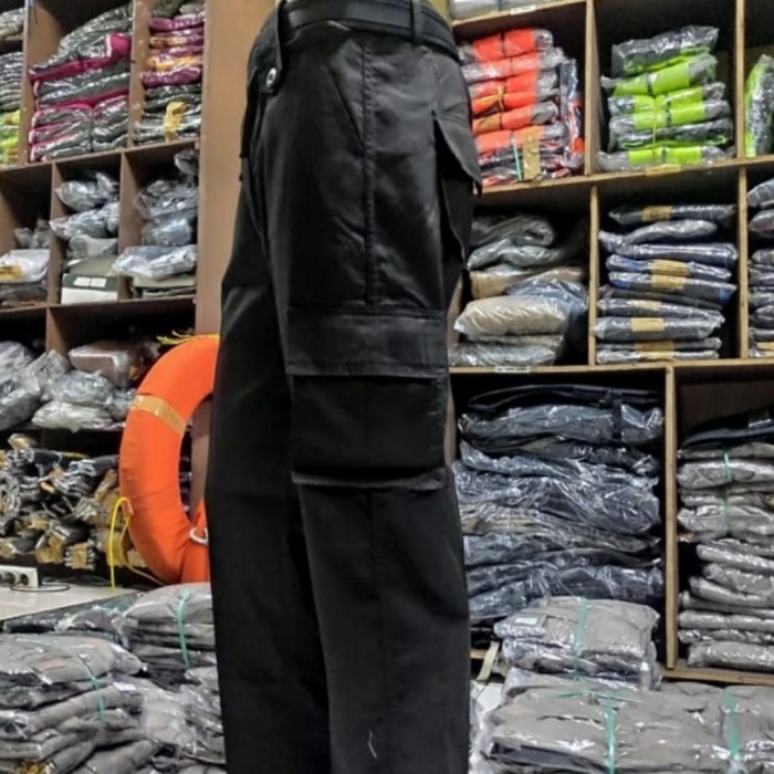 Celana satpam/celana pdl coklat tua/celana panjang satpam - coklat tua, Xl