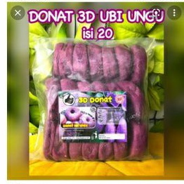 

Donat 3D Ubi Ungu