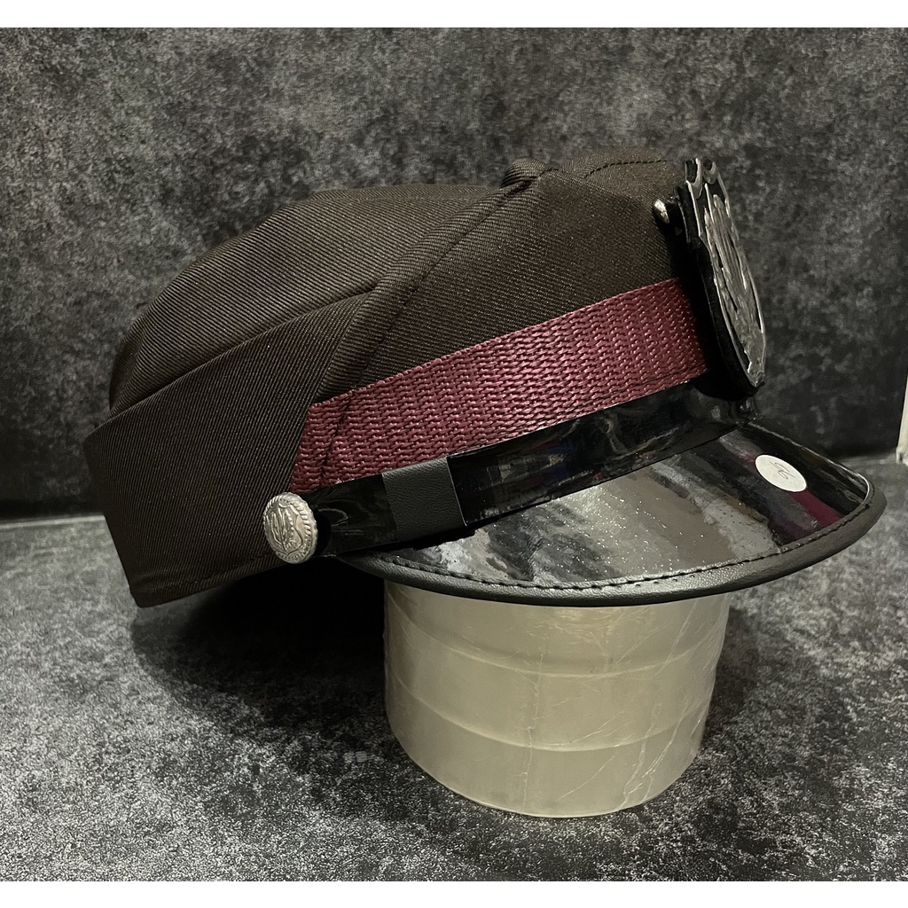 Topi Pet Security (Wanita) - Topi Pet Satpam Topi PDH Satpam Cokelat