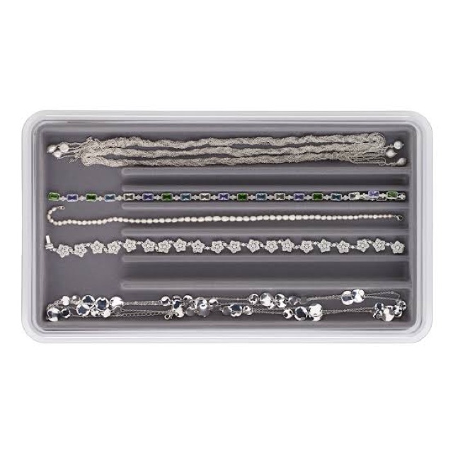 Neatnix Jewelry Stax Necklace Organizer 7 Compartment