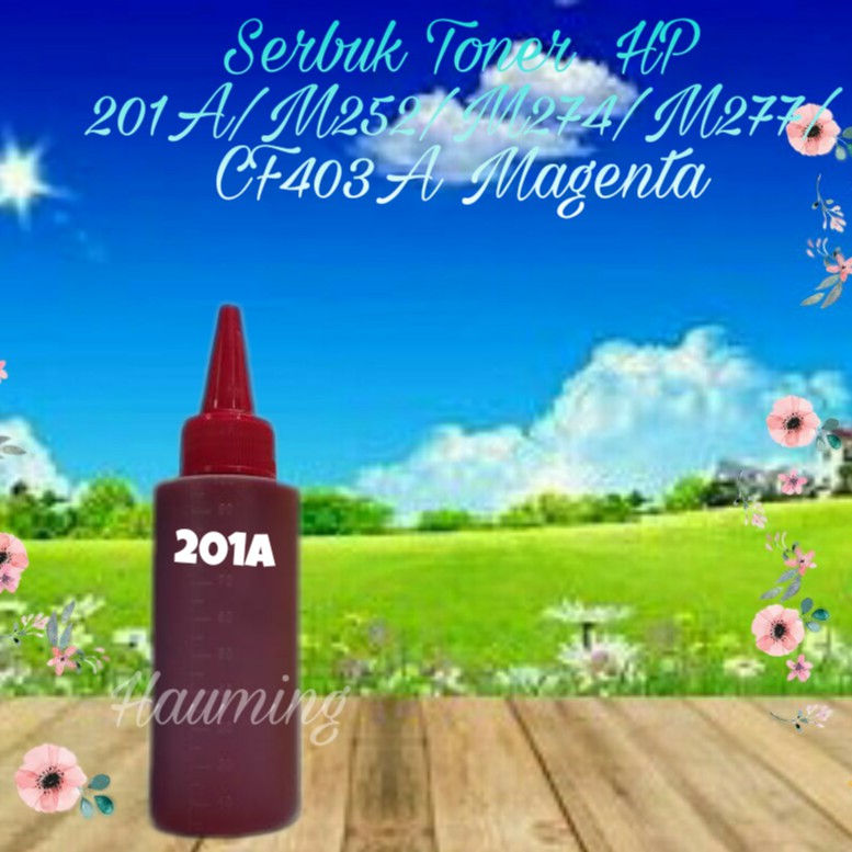 Serbuk Toner HP 201A M252 M274 M277 M252n M252dw M274n M277n M277dw CF403A Magenta 1x Isi