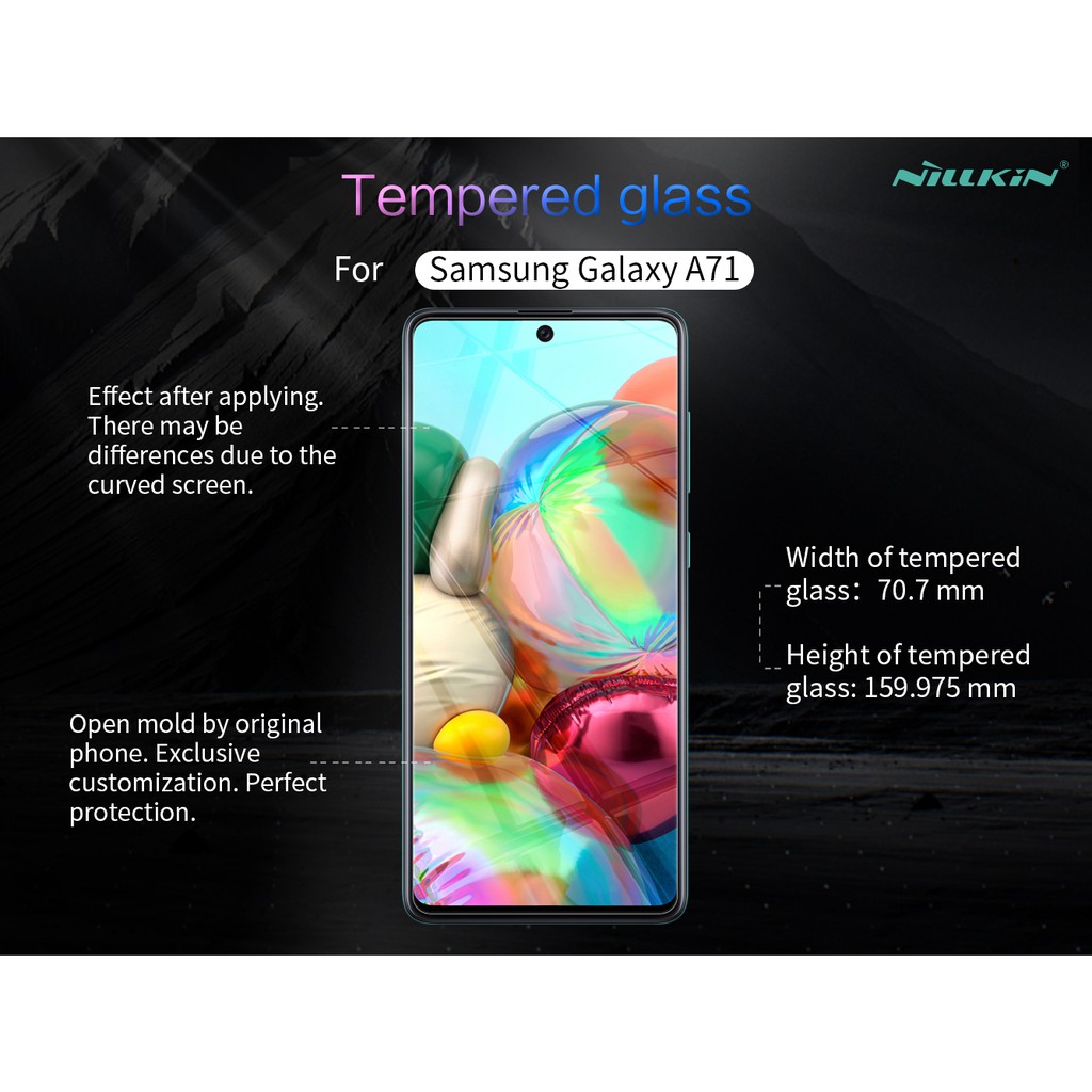 Tempered Glass SAMSUNG Galaxy A71 NILLKIN AMAZING H+ Pro Anti Gores