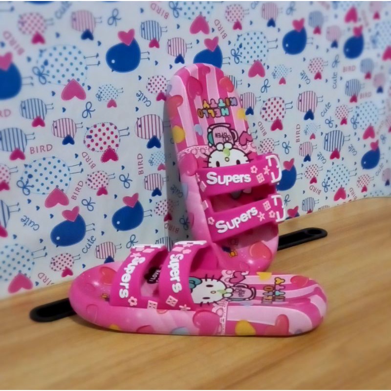 sandal anak cewek/sandal anak cewek katakter hello kitty