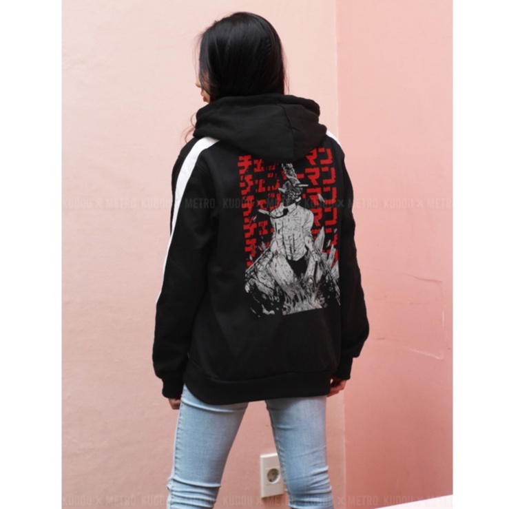 Sweater Stripe Chainsaw Man Anime Manga Premium Unisex