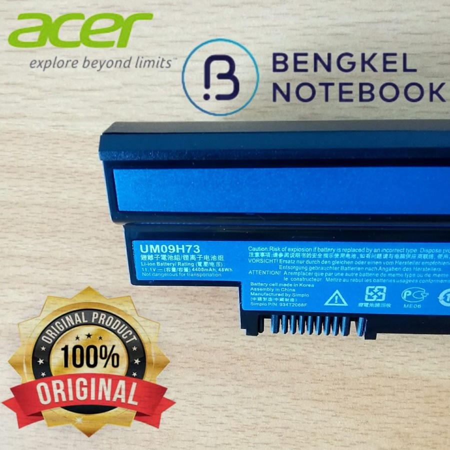 Baterai Acer Aspire One UM09H75 UM09G31 UM09G41 UM09G51 Original