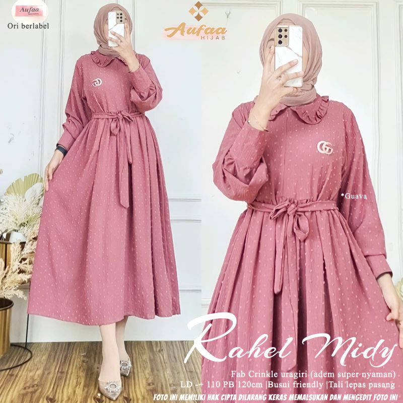 RAHEL MIDI, DRESS CIRCKLE URAGIRI, ADEM NYAMAN ORI AUFAA