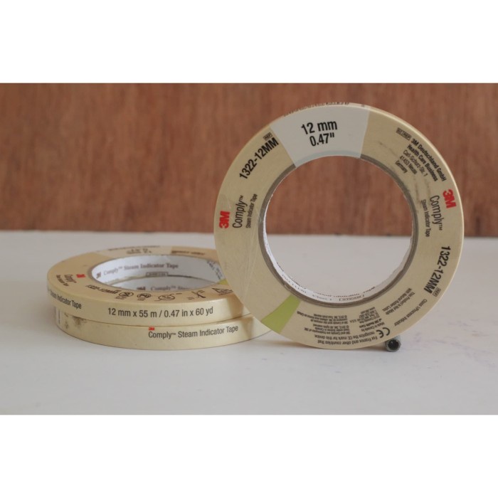 

Nikmati 3M Comply Steam Indikator Tape 1322 - 12Mm / Autoclave Tape Trendi