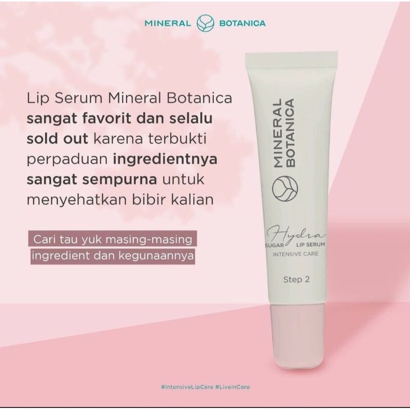 Mineral Botanica Intensive Care Sugar Lip Serum 10gr