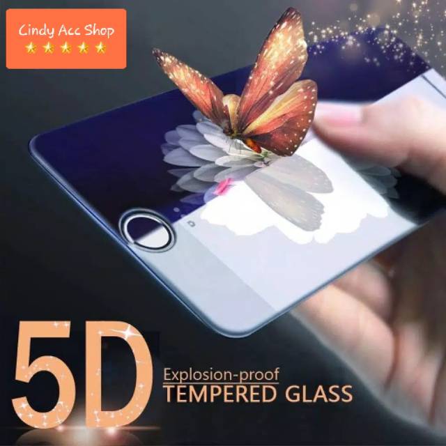 TEMPERED GLASS ANTI GORES 5D FOR IP FULL COVER dan FULL LEM