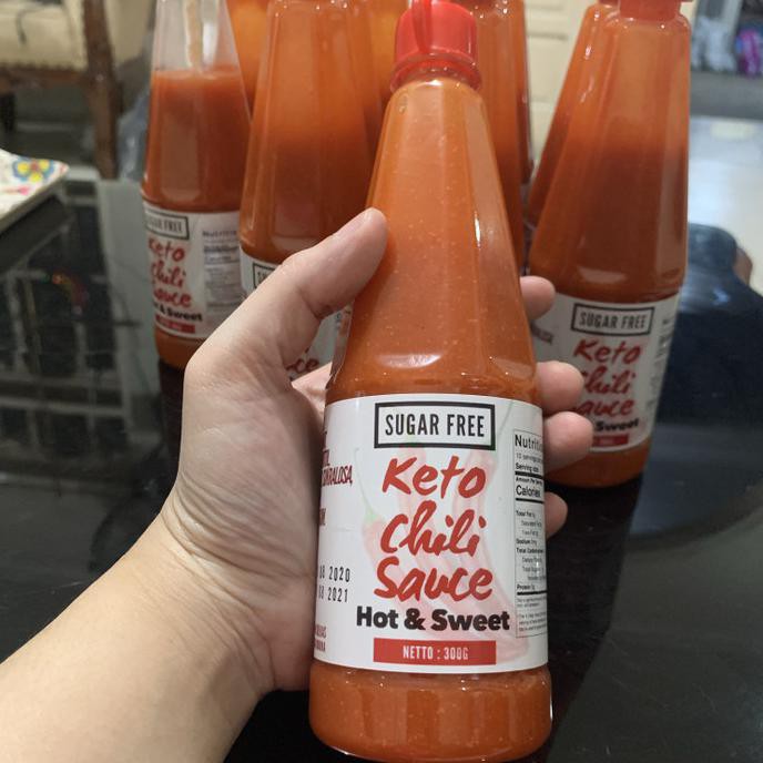

Bumbu & Bahan Masakan Saus Sambal Pedas Keto Sugar Free Low Carb Aman Diabetes Rempah Makanan &