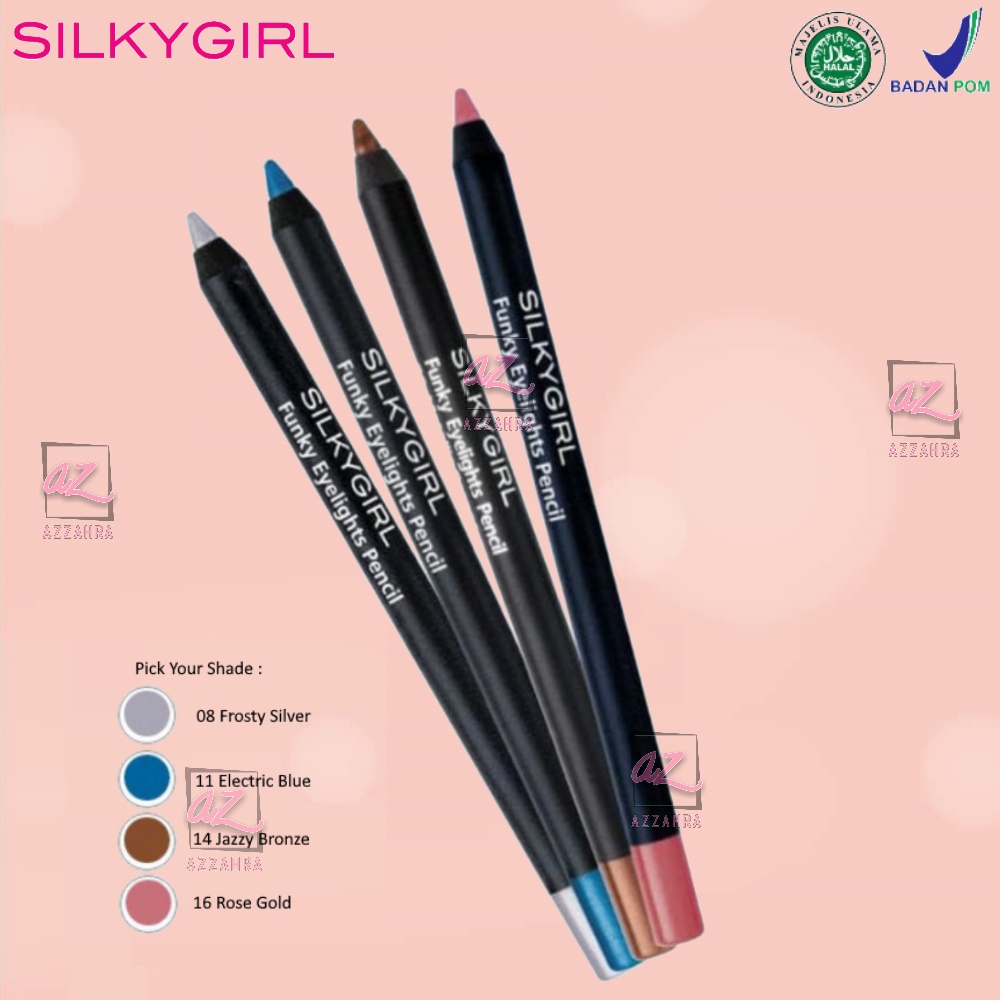 SILKYGIRL Funky Eyelight Pencil | Rosty Silver