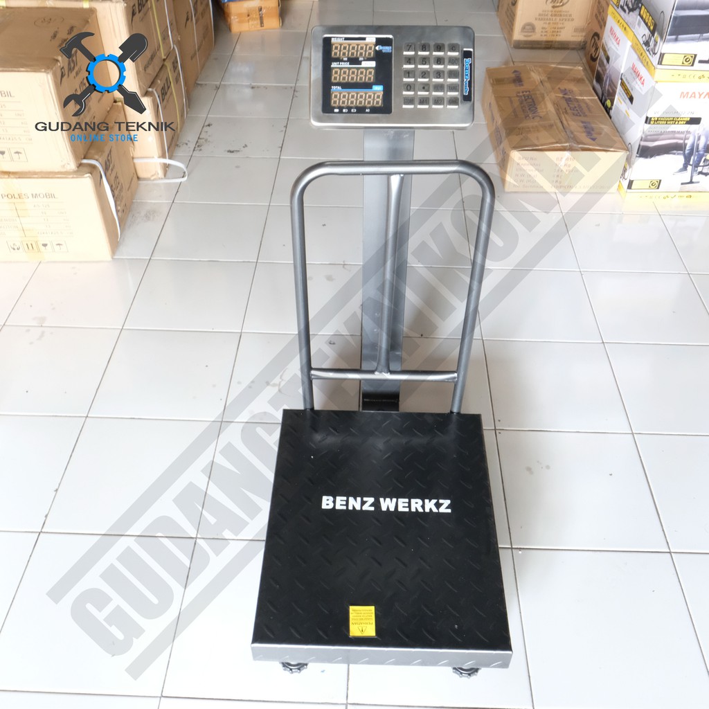 (BENZ) Timbangan Duduk Digital Rail Benz 150Kg / Timbangan Digital Benz150 Kg