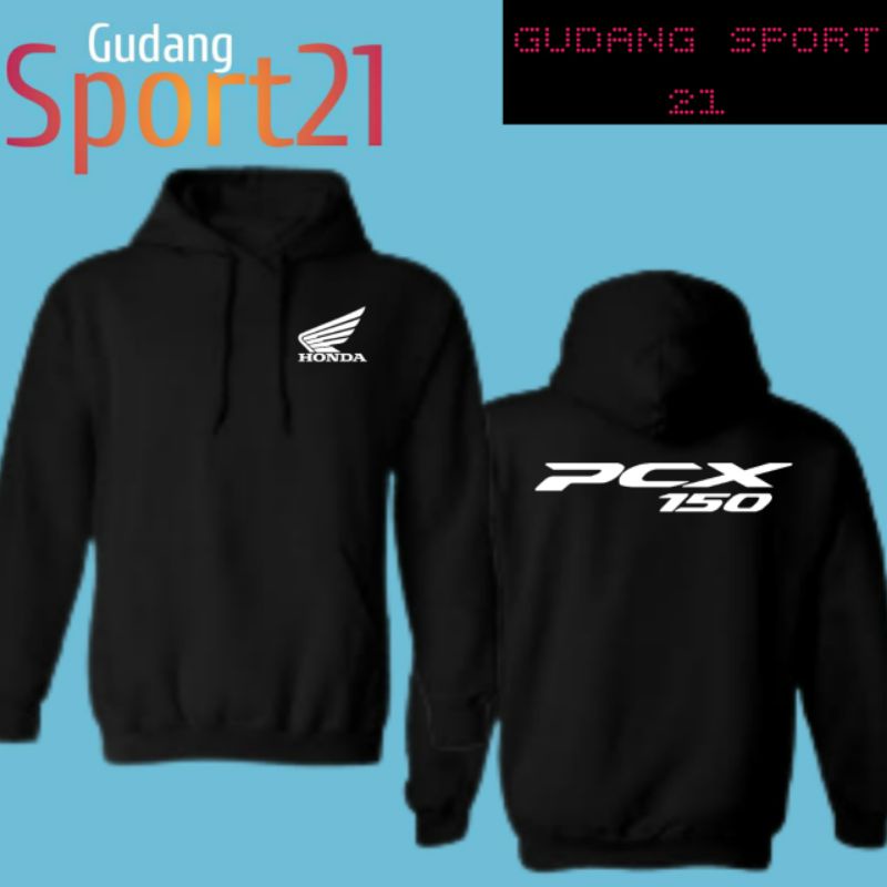 jaket hoodie honda pcx 150 hoodie otomotif