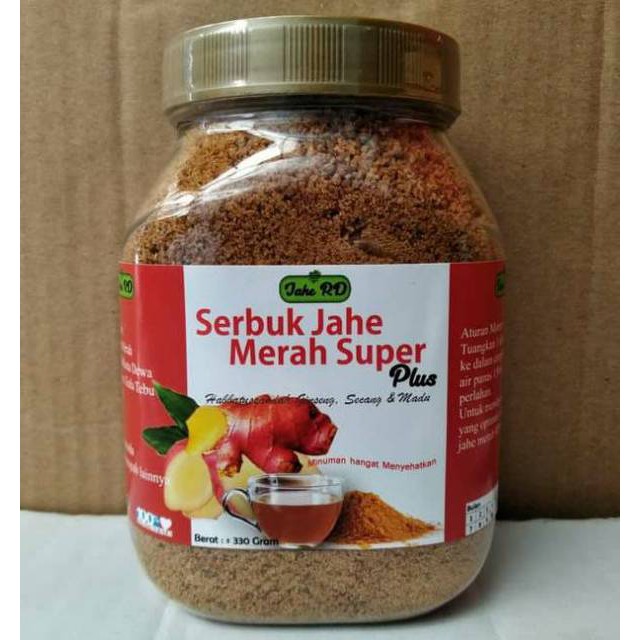 

Serbuk Jahe Merah Super Plus Madu Jahe Merah RD 330gram