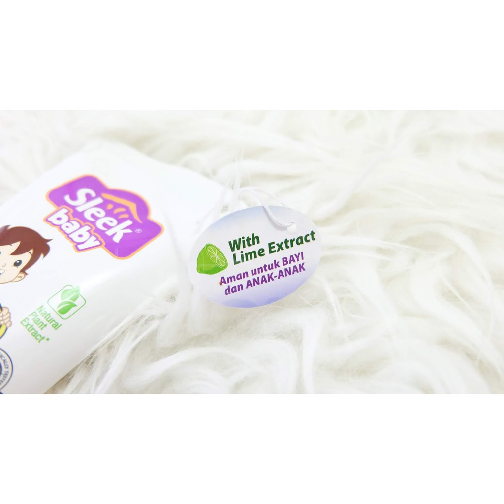 SLEEK Baby LAUNDRY TRAVEL WASH LIME Tube 100 ml - Detergent / Deterjen Sabun Cuci Baju Bayi 100ml