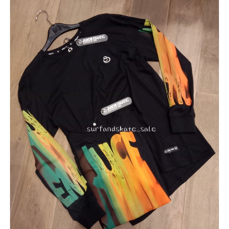 Kaos Lengan Panjang Juice Ematic Original Mstl Deep Black