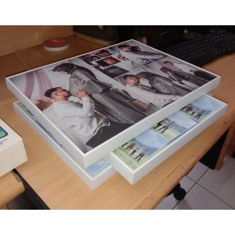 CETAK FOTO 17.R (30X40) FRAME BINGKAI MDF LASUNG ADA BONUS 2.FOTO UKURAN 10R FOTO AJH.BAGUS BENAR