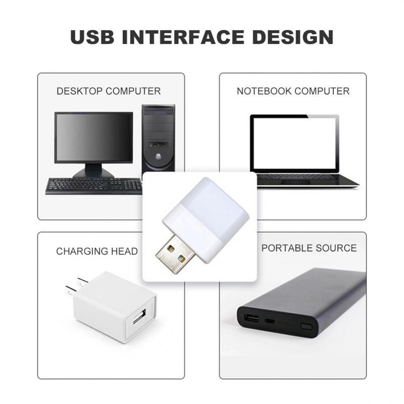 Lampu Baca LED USB Portable Hemat Energi Untuk Samping Tempat Tidur Anak