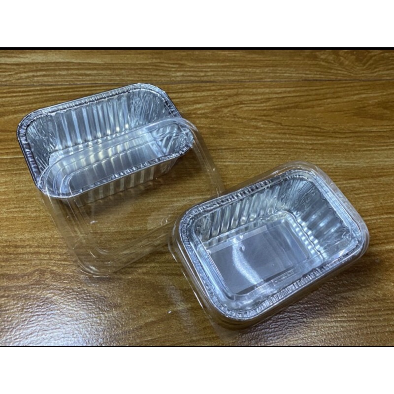 Alumunium Foil Cup BX 984519 dan Tutup Mika (isi 10 pcs) Aluminium Tray Bx-984519