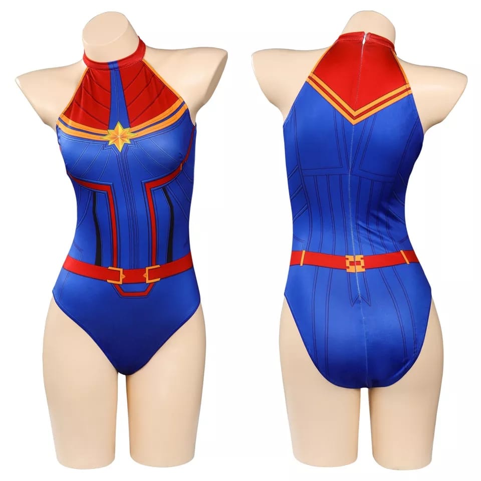 Ɛѵҽ Lingerie Bodysuit Sexy Costume Cosplay Superhero Baju Renang Elastis 1295