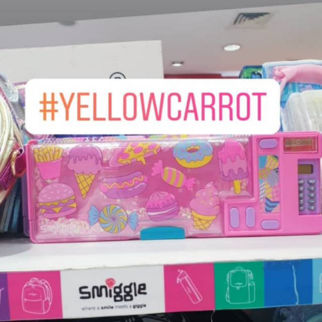 Tempat Pensil Kalkulator Anak Smiggle Original Pop Out Pencil Case Smiggle