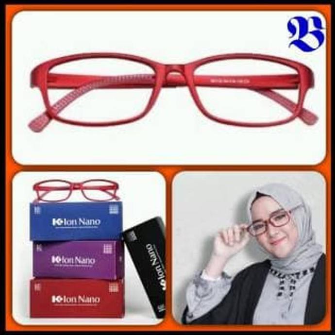 Kacamata K-Ion Nano Warna Merah, Hitam, Biru, Ungu 100% Original A3066