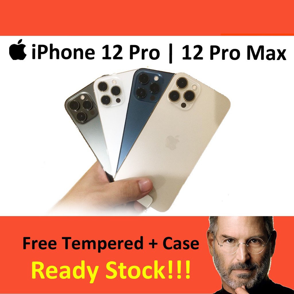 iPhonee 12 Pro / 12 Pro Max 128GB 256GB 512GB Bekas Mulus Fullset Ori