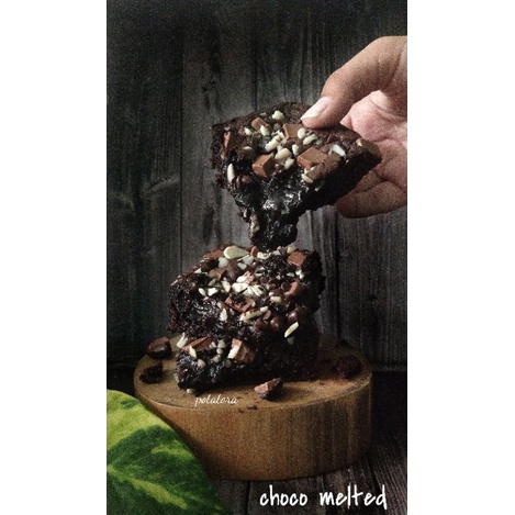 

brownies panggang choco melted sz 12x12cm