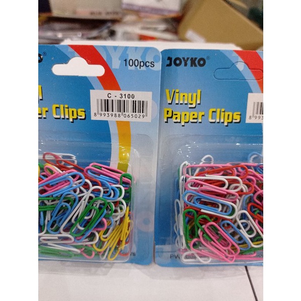 

paper clip joyko warna C-3100 isi 100pcs