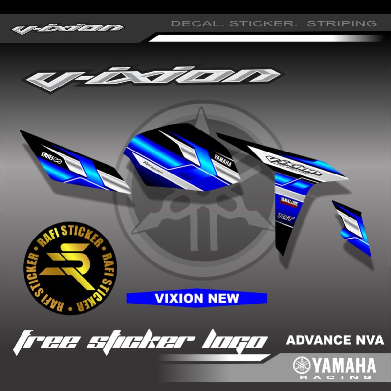 Striping Vixion 2015 2016 New Advance NVA Variasi Sticker