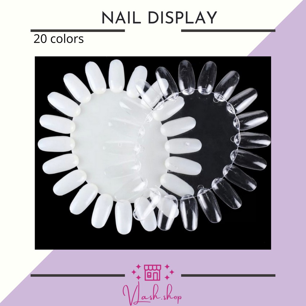 NAIL DISPLAY - COLOR CHART