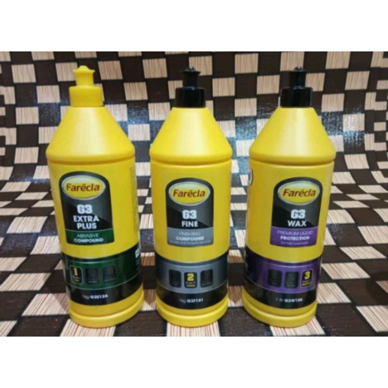 farecla G3 step 3 wax finishing kompon poles mobil obat compond mobil wax pengkilap mobil