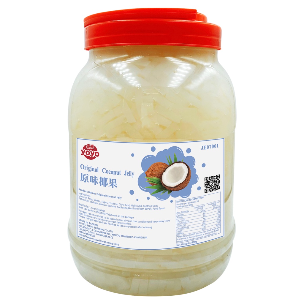 

Coconut Jelly Original Topping Minuman
